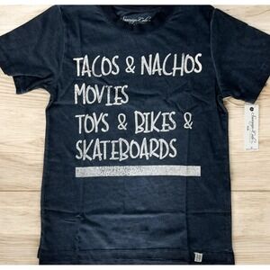 Sovereign Code Boys T-Shirt Crew neck navy blue Size 4 new